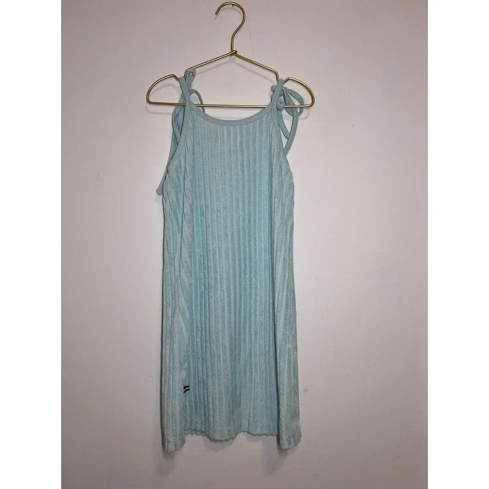 Sol Angeles Rivera Terry Dress Girls 10 Tie Sleeveless